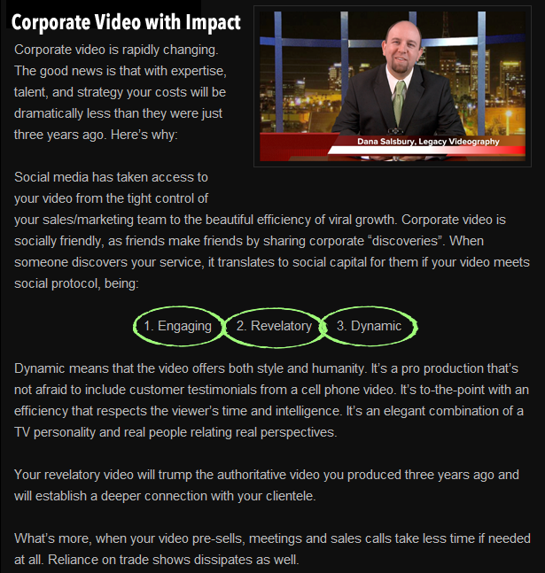corporate video Baldwin Park